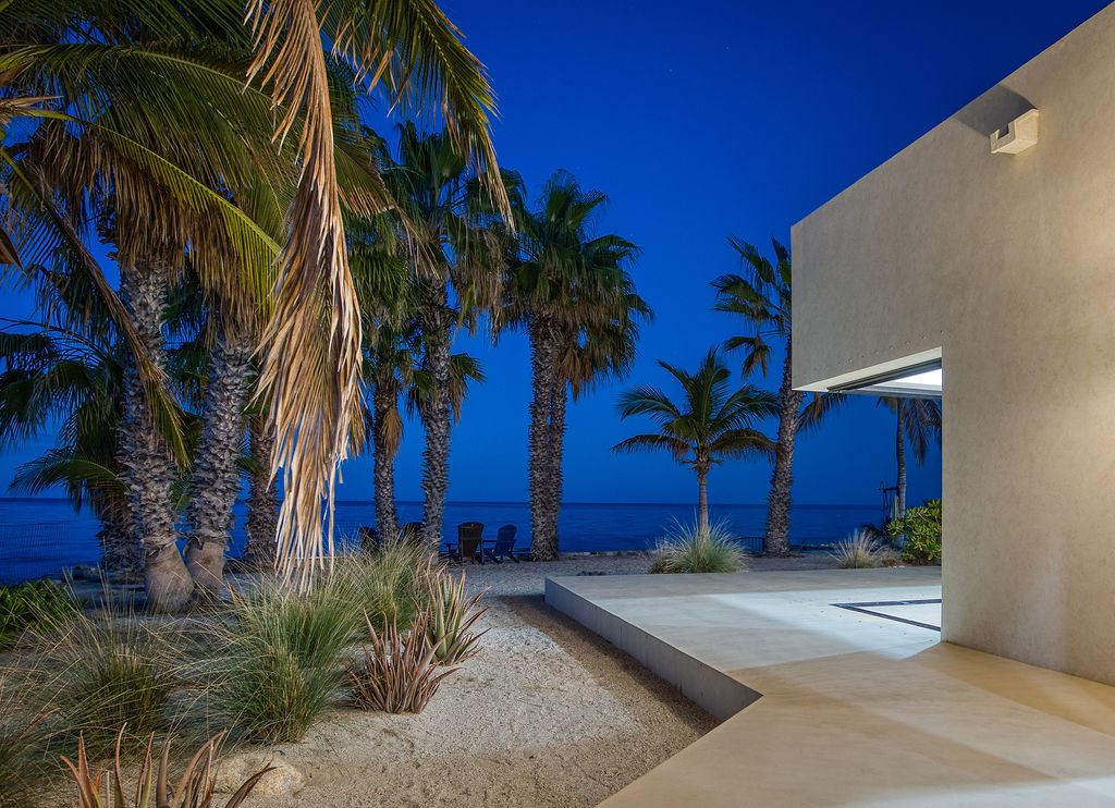 Side view with ocean